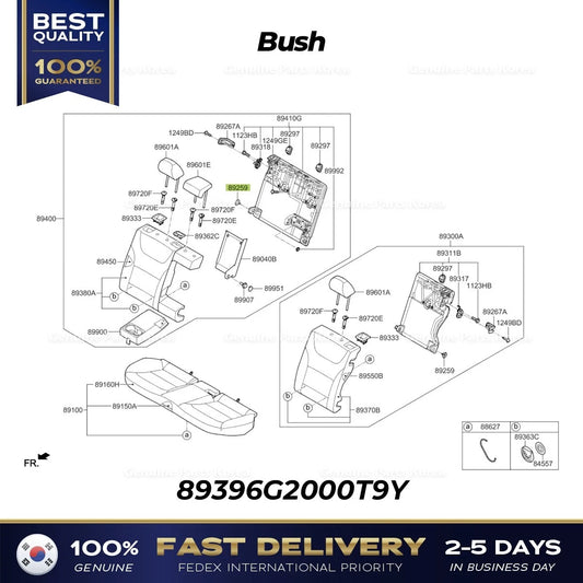 ⭐Genuine⭐ Bush 89396G2000T9Y for Hyundai Ioniq