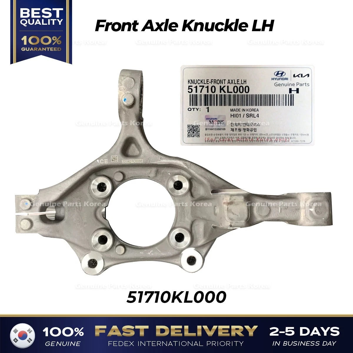 ⭐Genuine⭐ Front Axle Knuckle LH 51710KL000 for Hyundai Ioniq 6