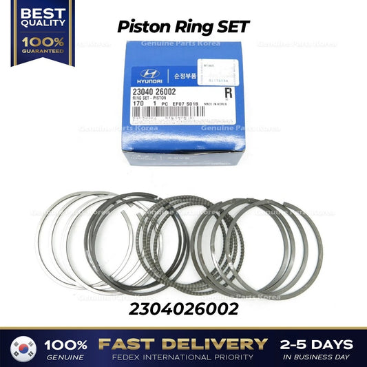 ⭐Genuine⭐ Piston Ring SET 2304026002 for Hyundai Getz Kia Rio