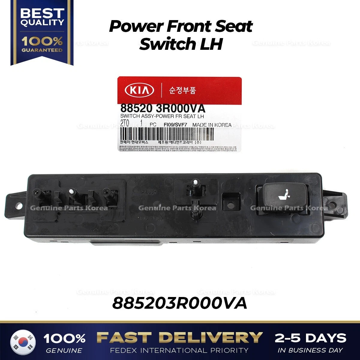 ⭐Genuine⭐ Power Front Seat Switch LH 885203R000VA for Kia Optima