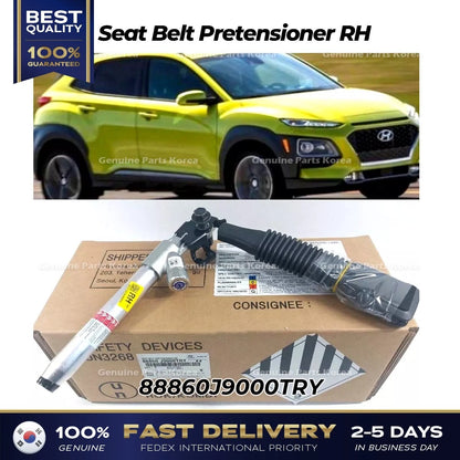 Genuine Seat Belt Pretensioner RH 88860J9000TRY for Hyundai Kona Veloster