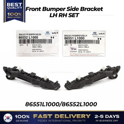 Genuine Front Bumper Side Bracket LH RH SET for Hyundai Sonata