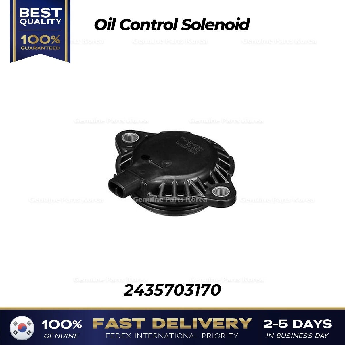 ⭐Genuine⭐ Oil Control Solenoid 2435703170 for Hyundai Elantra Kia Picanto