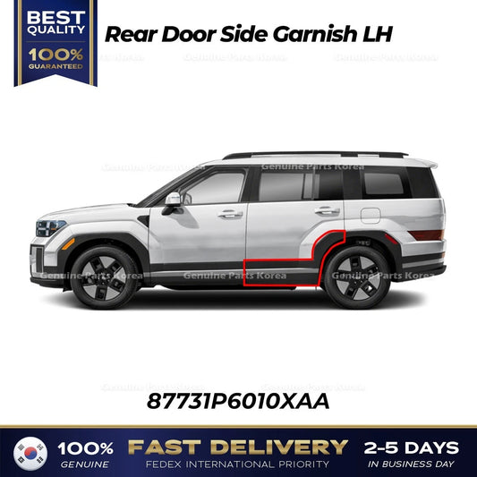 ⭐Genuine⭐ Rear Door Side Garnish LH 87731P6010XAA for Hyundai Santa Fe MX5