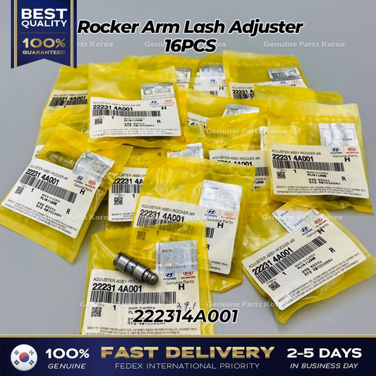 ⭐Genuine⭐ Rocker Arm Lash Adjuster 16PCS 222314A001 for Hyundai Kia