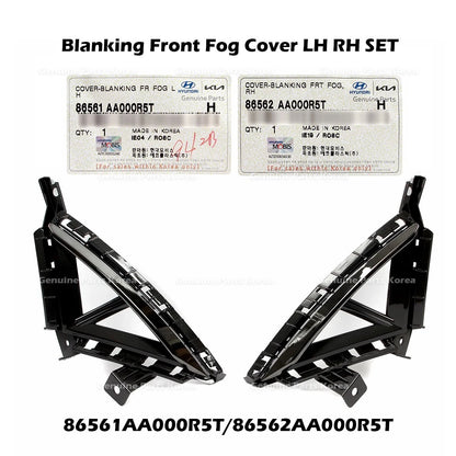 Genuine Blanking Front Fog Cover LH RH SET for Hyundai Elantra