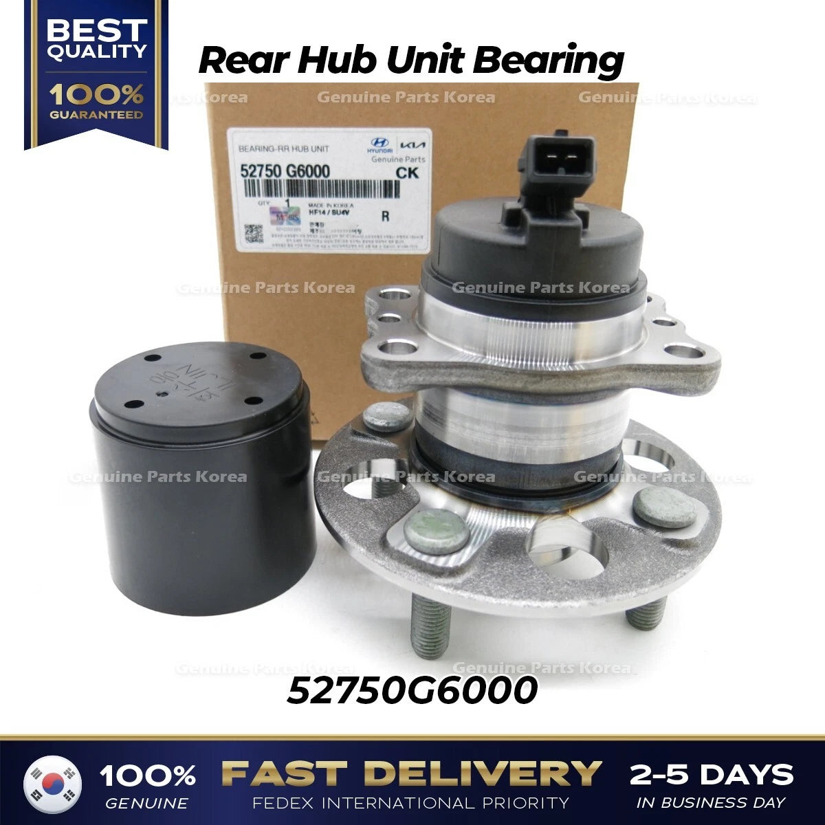 ⭐Genuine⭐ Rear Hub Unit Bearing 52750G6000 for Hyundai Casper Kia Picanto