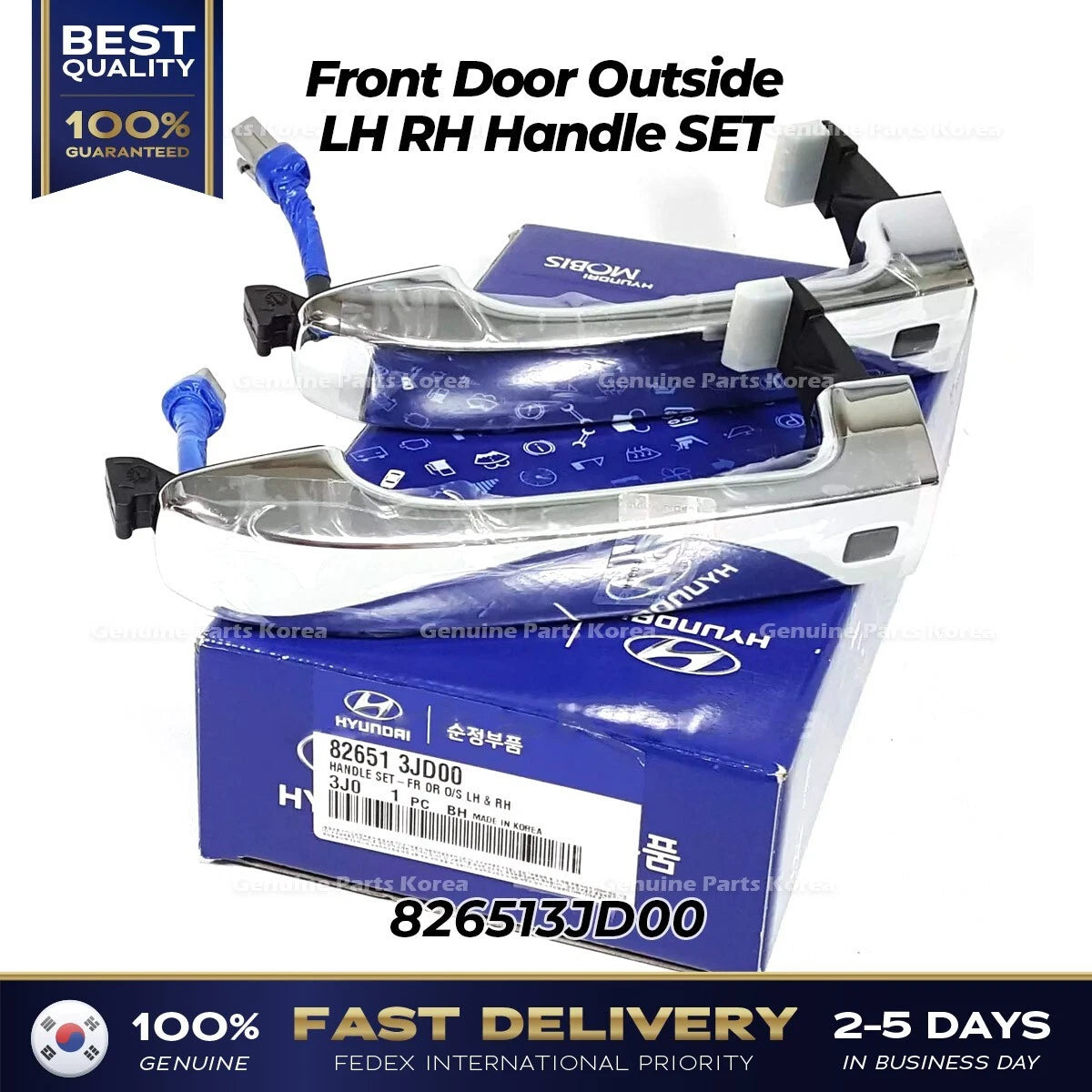 ⭐Genuine⭐ Front Door Outside LH RH Handle SET 826513JD00 for Hyundai Veracruz