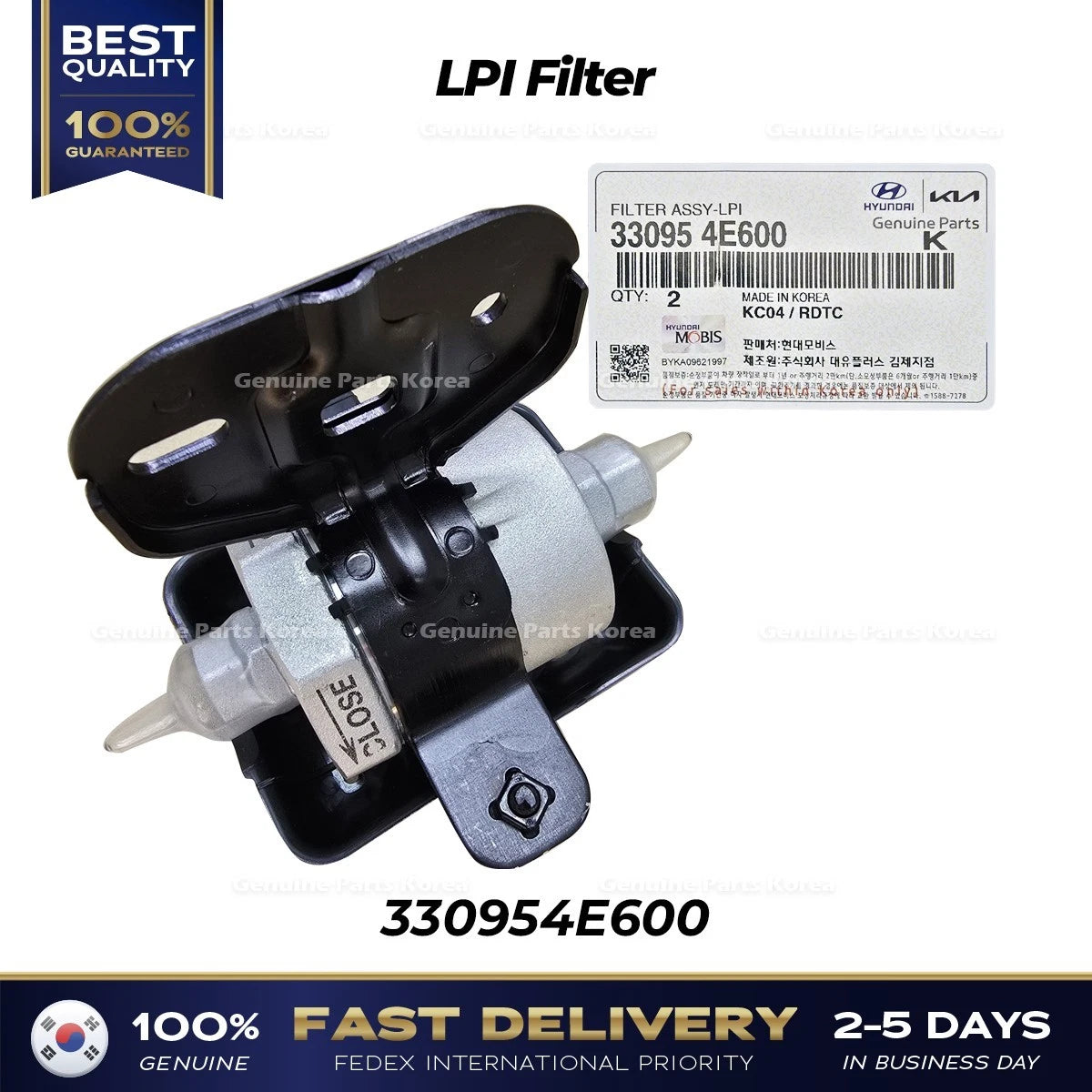 Genuine LPI Filter 330954E600 for Kia Bongo III