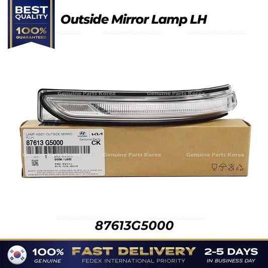 ⭐Genuine⭐ Outside Mirror Lamp LH 87613G5000 for Kia Niro