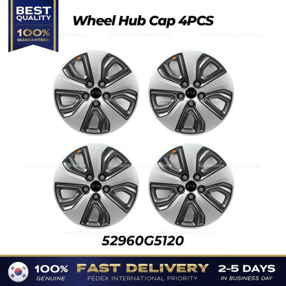 Genuine Wheel Hub Cap 4PCS 52960G5120 for Kia Niro