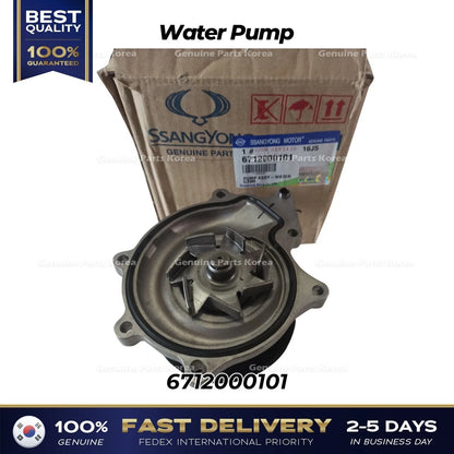 Genuine Water Pump 6712000101 for Ssangyong Korando Rexton