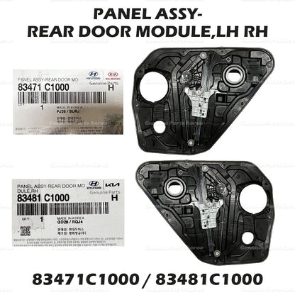 OEM Rear Door Power Window Regulator LH RH 2P 1Set for Hyundai Sonata 2015-19