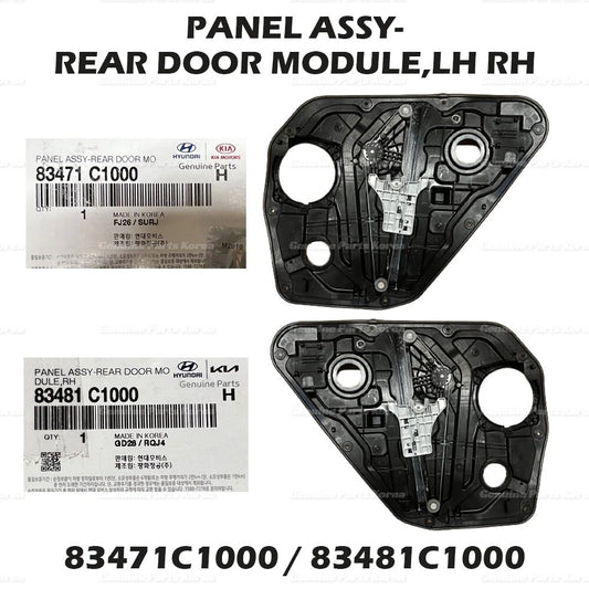 ⭐OEM⭐ Rear Door Power Window Regulator LH RH 2P 1Set for Hyundai Sonata 2015-19