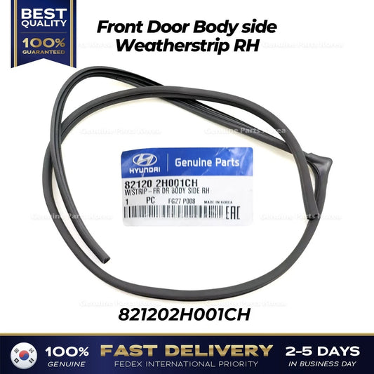 ⭐Genuine⭐ Front Door Body side Weatherstrip RH 821202H001CH for Hyundai Elantra