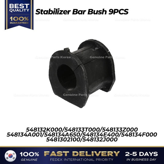 ⭐Genuine⭐ Stabilizer Bar Bush 9PCS for Hyundai Kia