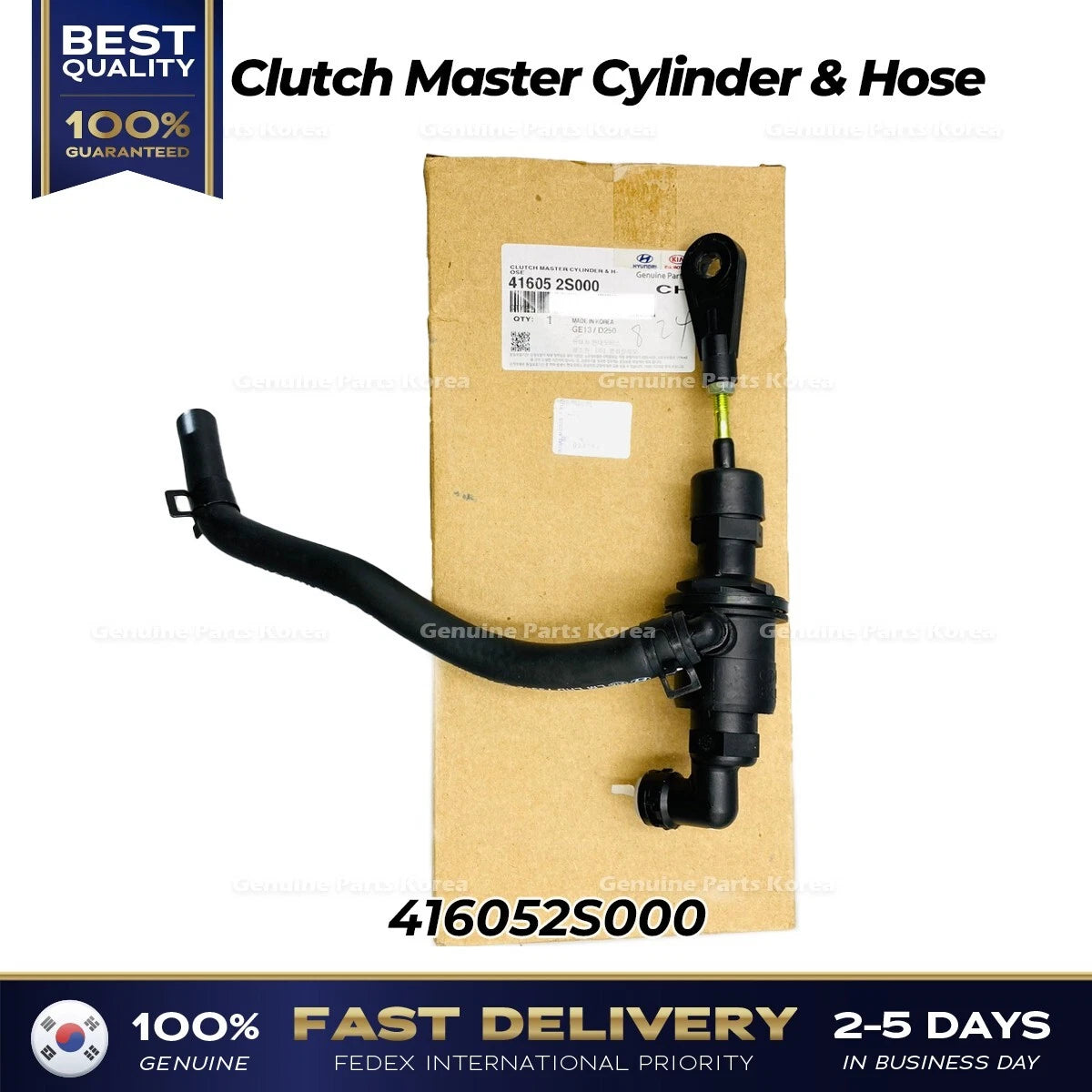 ⭐Genuine⭐ Clutch Master Cylinder & Hose 416052S000 for Hyundai Tucson