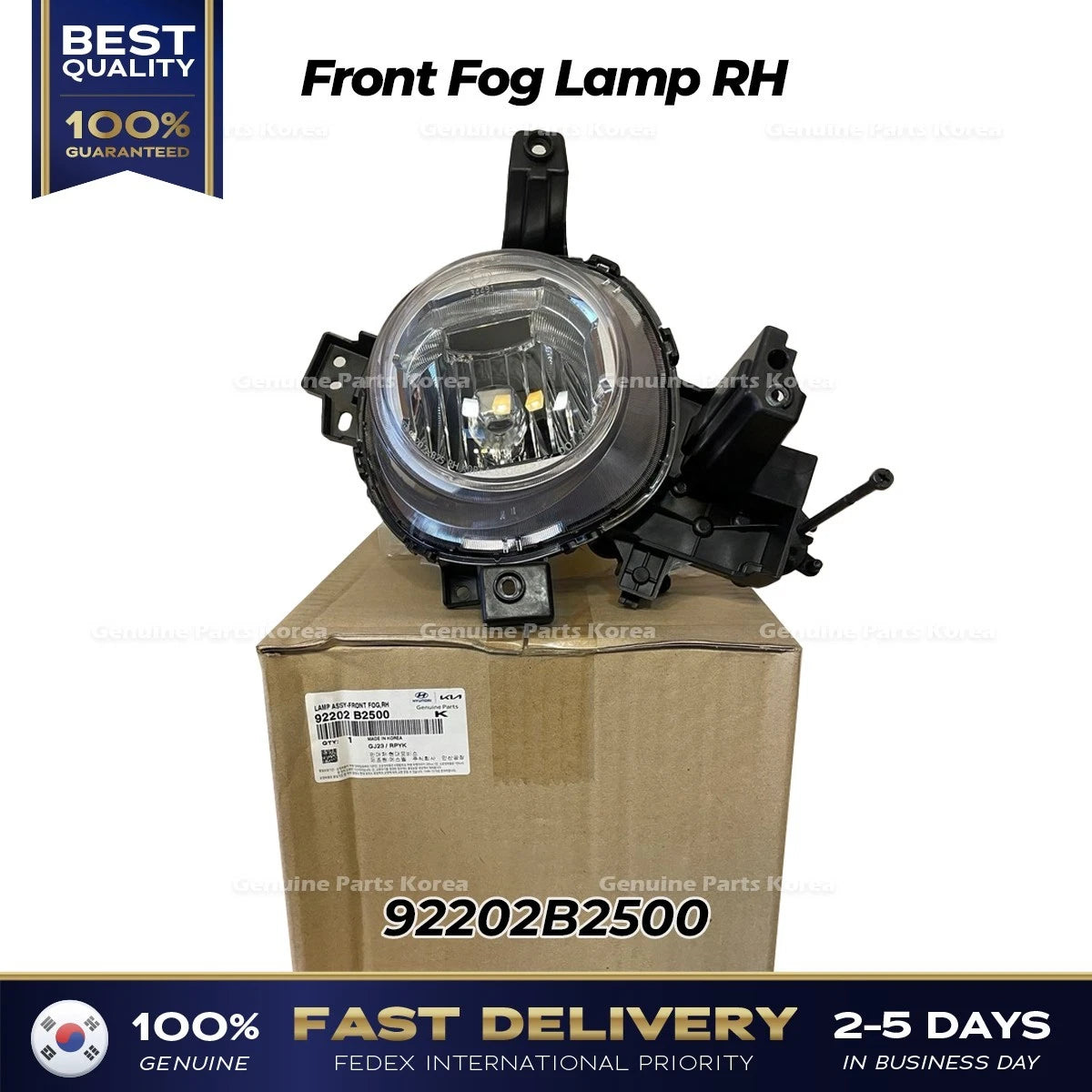 ⭐Genuine⭐ Front Fog Lamp RH 92202B2500 for Kia Soul