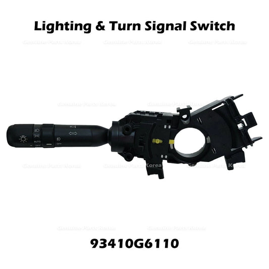 Genuine Lighting & Turn Signal Switch 93410G6110 for Hyundai Kona Kia Picanto