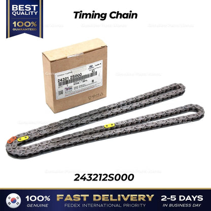 Genuine Timing Chain 243212S000 for Hyundai Genesis G80 GV70 Kia K5 Sorento