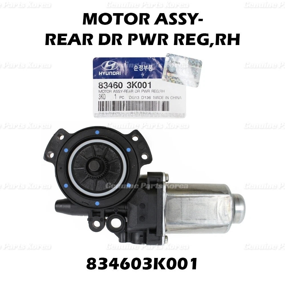 ⭐Genuine⭐ Power Window Motor Rear Right 834603K001 for Hyundai Sonata 2006-2010