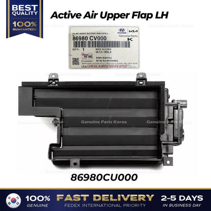 Genuine Active Air Upper Flap LH 86980CU000 for Hyundai Genesis GV60