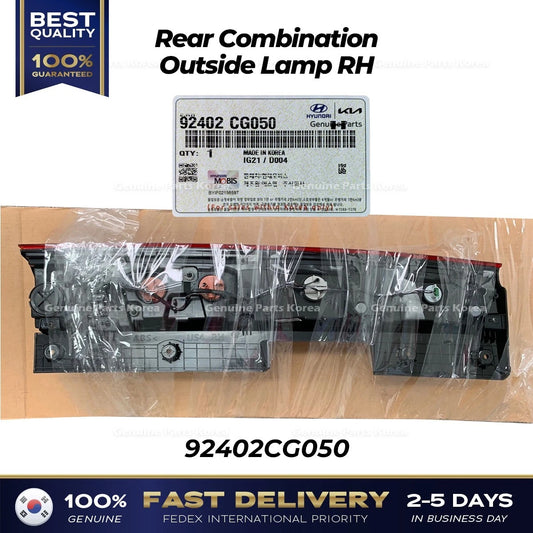 ⭐Genuine⭐ Rear Combination Outside Lamp RH 92402CG050 for Hyundai Staria