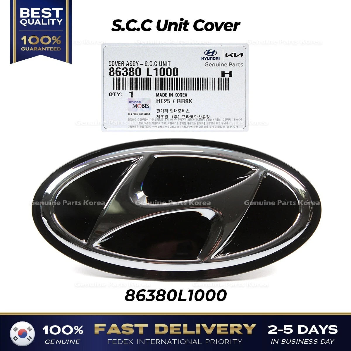 ⭐Genuine⭐ S.C.C Unit Cover 86380L1000 for Hyundai Sonata Sonata Hybrid