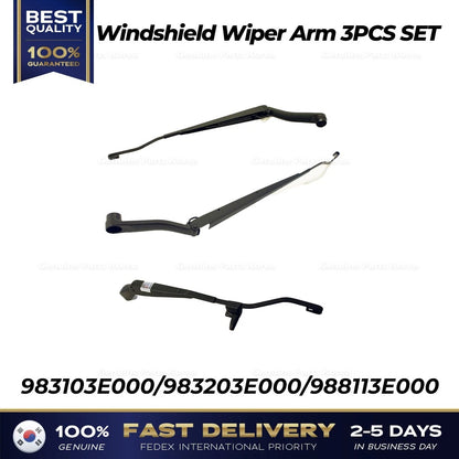 Genuine Windshield Wiper Arm 3PCS SET for Kia Sorento