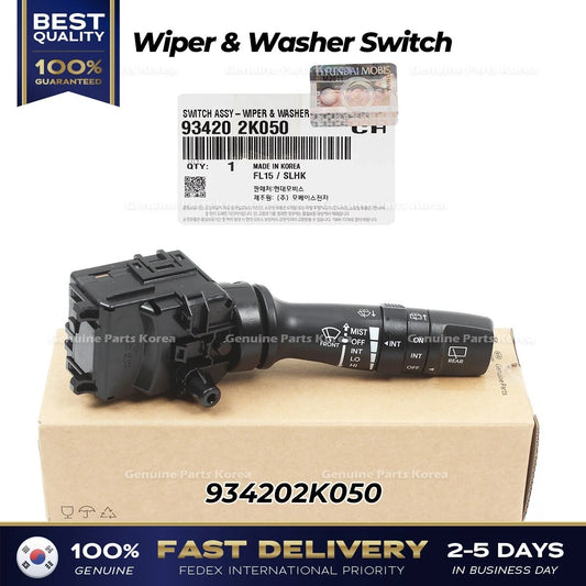 ⭐Genuine⭐ Wiper & Washer Switch 934202K050 for Hyundai Accent Kia Forte