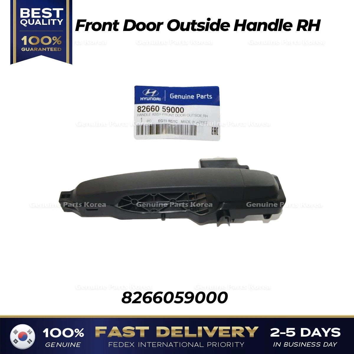 ⭐Genuine⭐ Front Door Outside Handle RH 8266059000 for Hyundai H350 Solati