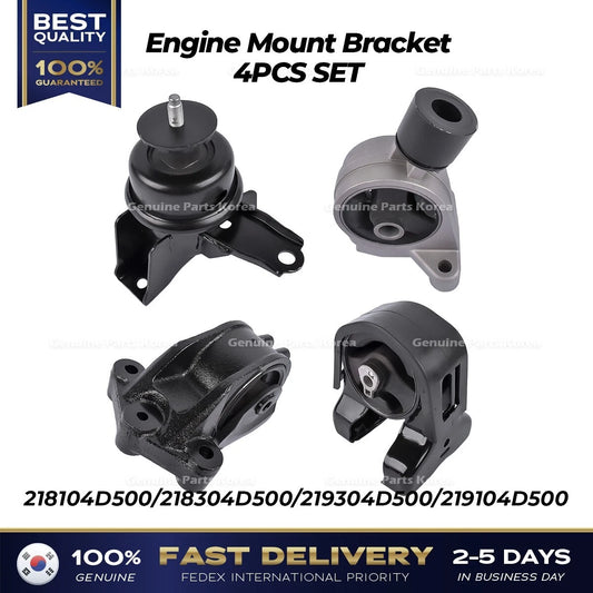 ⭐Genuine⭐ Engine Mount Bracket 4PCS SET for Hyundai Entourage Kia Sedona