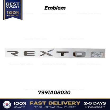 Genuine Emblem 7991A08020 for Ssangyong Rexton