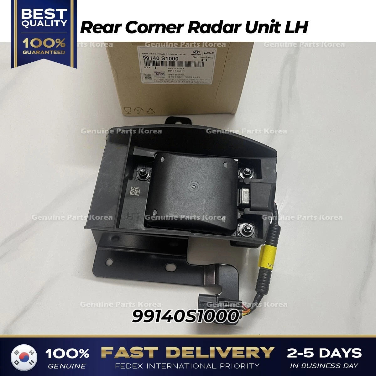 ⭐Genuine⭐ Rear Corner Radar Unit LH 99140S1000 for Hyundai Santa Fe