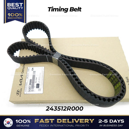 Genuine Timing Belt 243512R000 for Hyundai Genesis G80 Santa Fe Kia Sorento