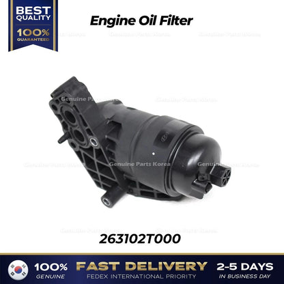 Genuine Engine Oil Filter 263102T000 for Hyundai Genesis GV80 GV70