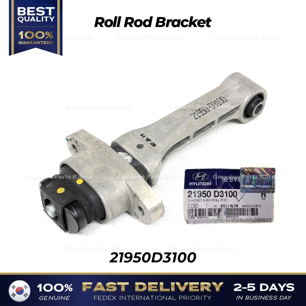 ⭐Genuine⭐ Roll Rod Bracket 21950D3100 for Hyundai Tucson