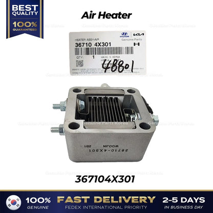 Genuine Air Heater 367104X301 for Hyundai Terracan