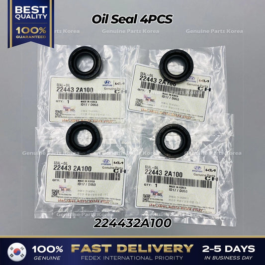 ⭐Genuine⭐ Oil Seal 4PCS 224432A100 for Hyundai Accent Kia Carens