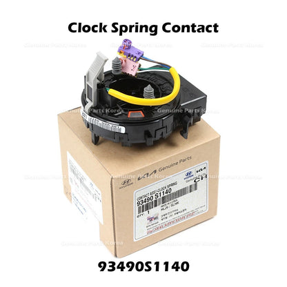 Genuine Clock Spring Contact 93490S1140 for Hyundai Kona Venue Kia Telluride