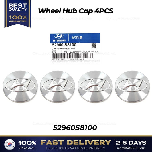 ⭐Genuine⭐ Wheel Hub Cap 4PCS 52960S8100 for Hyundai Elantra Palisade