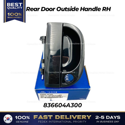 Genuine Rear Door Outside Handle RH 836604A300 for Hyundai Starex