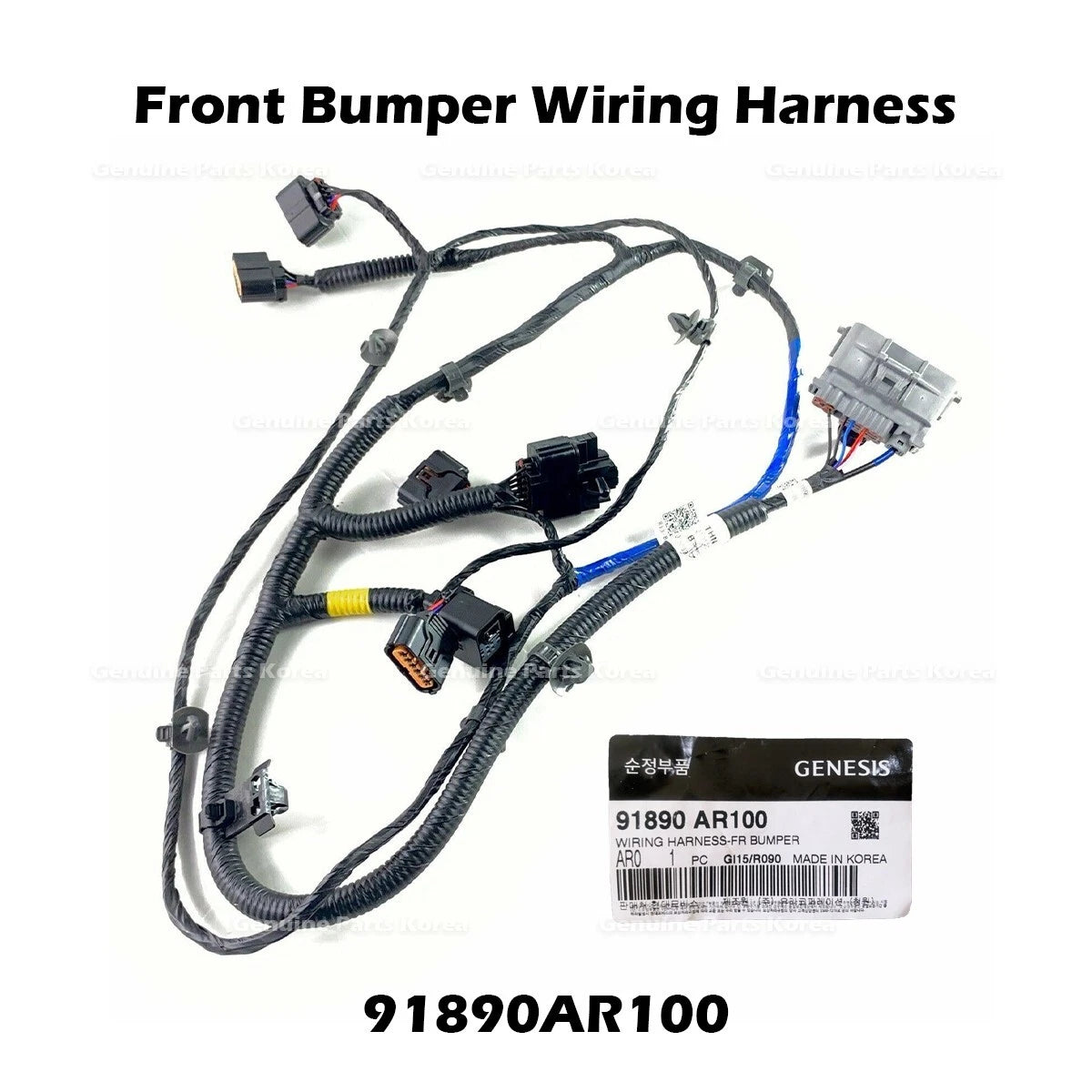 ⭐Genuine⭐ Front Bumper Wiring Harness 91890AR100 for Hyundai Genesis
