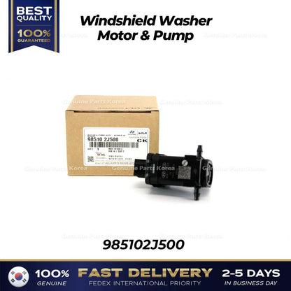 Genuine Windshield Washer Motor & Pump 985102J500 for Hyundai Kia