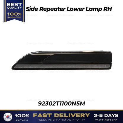 Genuine Side Repeater Lower Lamp RH 92302T1100N5M for Hyundai Genesis G80