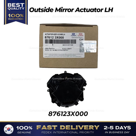 ⭐Genuine⭐ Outside Mirror Actuator LH 876123X000 for Hyundai Azera Veloster