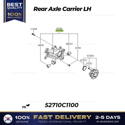 ⭐Genuine⭐ Rear Axle Carrier LH 52710C1100 for Hyundai Sonata Kia K5