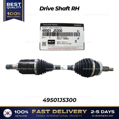 Genuine Drive Shaft RH 49501J5300 for Hyundai Genesis G70 Kia Stinger