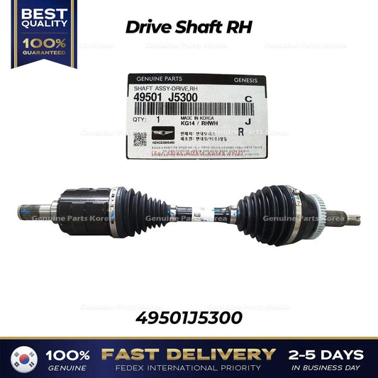 ⭐Genuine⭐ Drive Shaft RH 49501J5300 for Hyundai Genesis G70 Kia Stinger