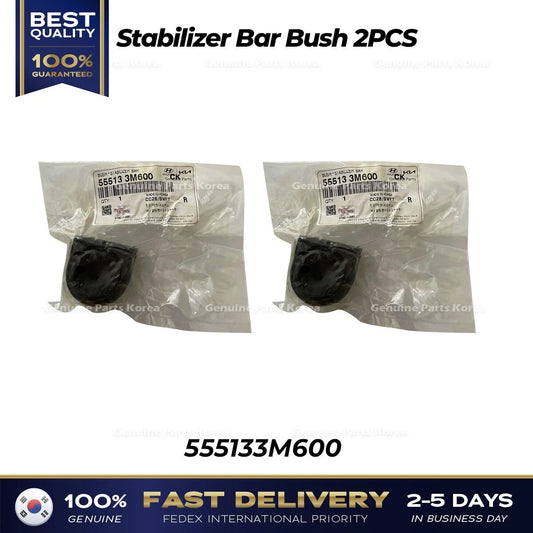 ⭐Genuine⭐ Stabilizer Bar Bush 2PCS 555133M600 for Hyundai Genesis Kia